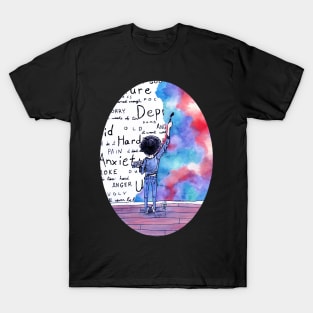 closing doubts with colorful life T-Shirt